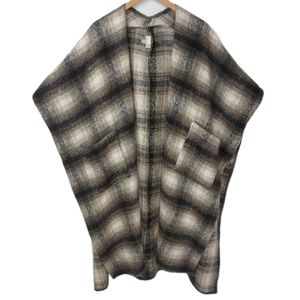 Urban Renewal Wool Poncho Shawl Coat Woman's O/S